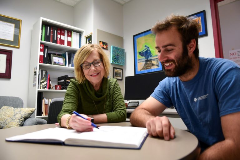 Dorothy Shippen, Ph.D. and post-doctoral fellow Borja Barbero Barcenilla are leading a study to determine how space radiation affects plants.